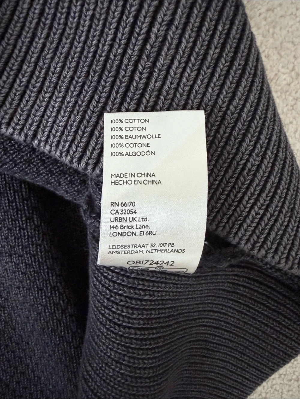 Free People Chamomile Cardigan in Shade Charcoal